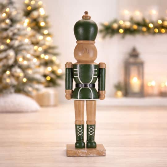 Melrose 15.75" Green Nutcracker Soldier Figurines, 2ct.